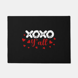Paillasson Xoxo Y tous Joyeux Valentines Jour Amour Coeurs mi