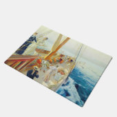 Paillasson Yachting in the Mediterranean (par J.L. Stewart) (Incliné)