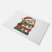 Paillasson Yappy Howlidays - Jote Christmas Dog Cartoon (Incliné)