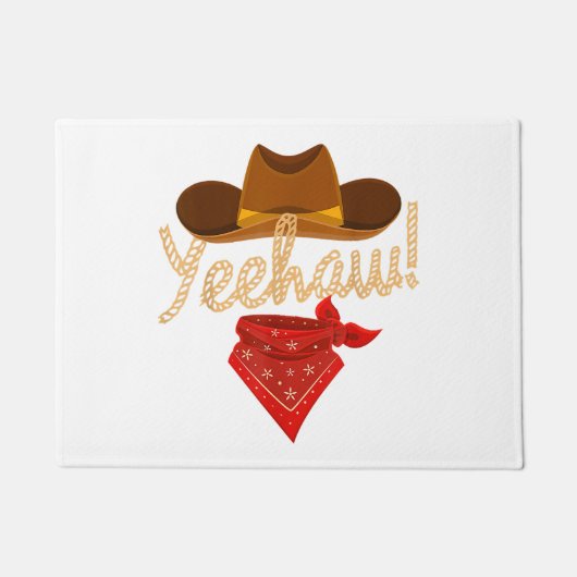 Paillasson Yeehaw Western Country Howdy Southern Cowboy Yee H (Devant)