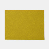 Paillasson Yellow textured surface with  swirling pattern (Devant)