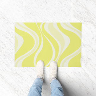 Paillasson Yellow Waves Door Mat