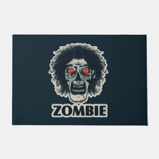 Paillasson Yeux orange ZOMBIE (Devant)