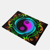Paillasson Yin Yang Psychedelic Rainbow Tattoo (Incliné)
