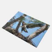 Paillasson Young Eagle prêt à voler Spiegeland Doormat (Incliné)