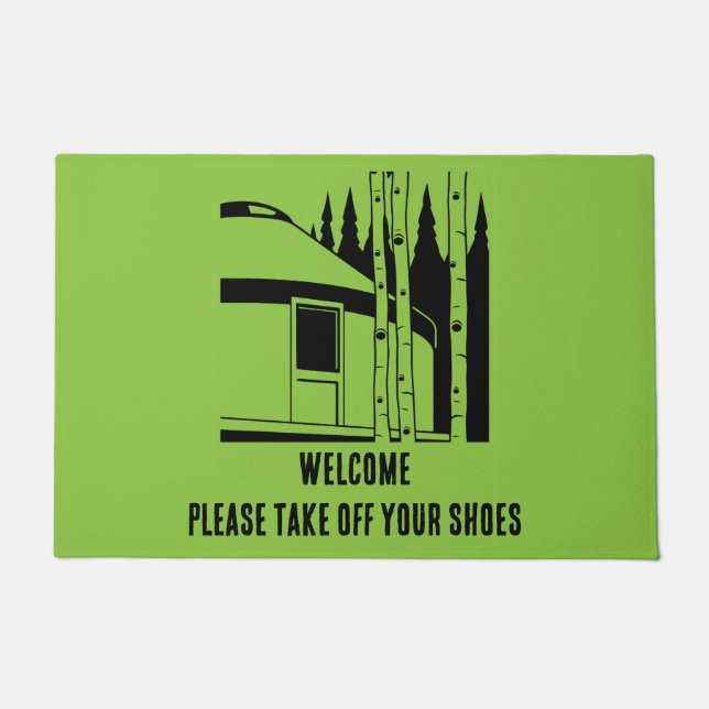 Paillasson Yourt Vivant Dans La Nature (Devant)