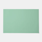 Paillasson Yummy Mint vert couleur solide (Devant)
