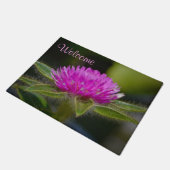 Paillasson Zazzle Gomphrena rose (Incliné)