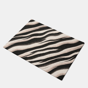 Paillasson Zebra raye une texture transparente + vos idées
