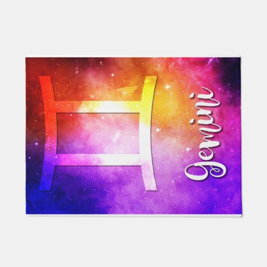 Paillasson Zodiac : Gemini Candy Space (Devant)