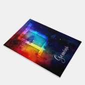 Paillasson Zodiac : Gemini Rainbow Space (Incliné)