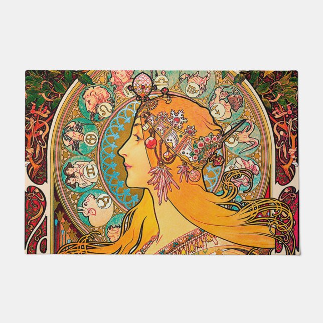 Paillasson Zodiac, Mucha (Devant)