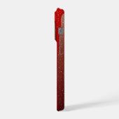 Pailletage rouge dégoulinant (Côté gauche)