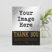 Pailleté Noir & Or MERCI (Debout devant)