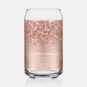 Pailleté Rose Gold Glam Nom (Droite)