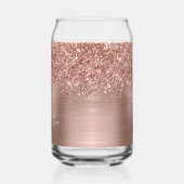 Pailleté Rose Gold Glam Nom (Gauche)