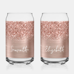 Pailleté Rose Gold Glam Nom