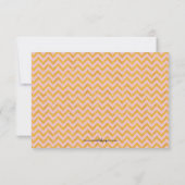 Pailleté rose/or chevron - Faire-part de naissance (Dos)