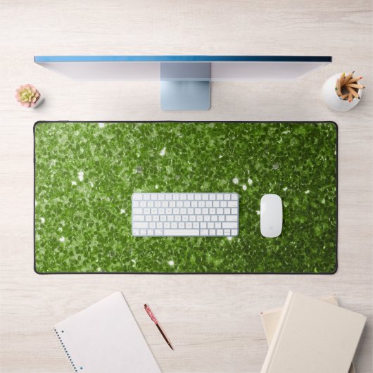 Pailletés de fausses paillettes vert clair (Bureau 1)