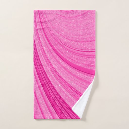 Paillette rose (Serviette à main)