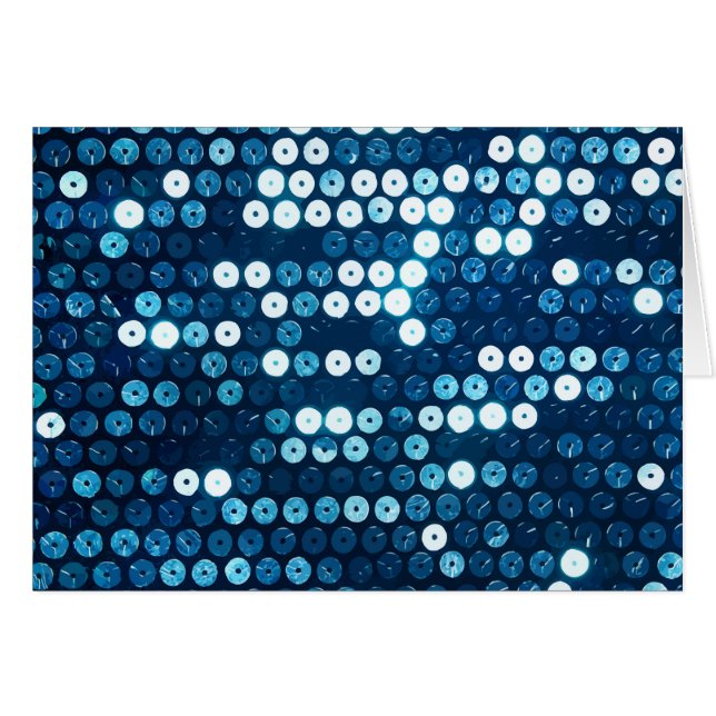 paillettes bleu brillant (Devant horizontal)