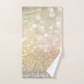 Paillettes Bokeh tendance cool (Serviette à main)