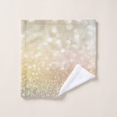 Paillettes Bokeh tendance cool (Gant de toilette)