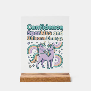 Paillettes de Confiance de Licorne et Conception d