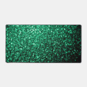Paillettes de faux strass vert émeraude (Recto)
