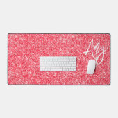 Paillettes de luxe rouges (Clavier et souris)