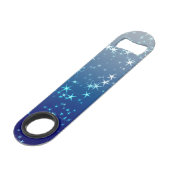 Paillettes de Noël Étoiles Ciel Bleu (Dos Angle)