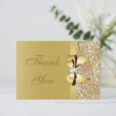 Paillettes d'or, arc et épouser de Merci de (Debout devant)