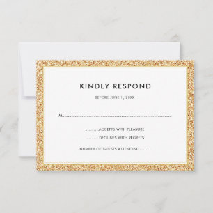 Paillettes dorées   RSVP