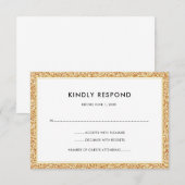 Paillettes dorées | RSVP (Devant / Derrière)