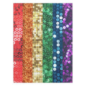 paillettes drapeaux nappe de table (Devant)
