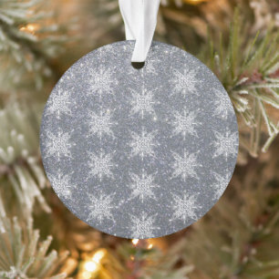 Paillettes et flocons de neige