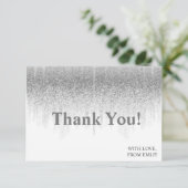 Paillettes grises ombré chic merci (Debout devant)