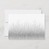 Paillettes grises ombré chic merci (Dos)