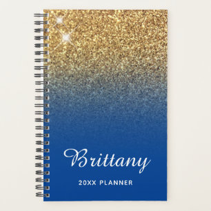 Paillettes ombrées bleu profond personnalisées en