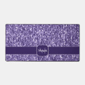 Paillettes violet ultra violet Monogramme (Recto)