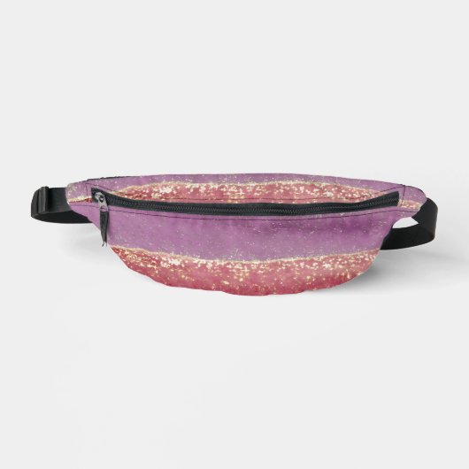 Paillettes violettes et dorées élégantes (Recto)