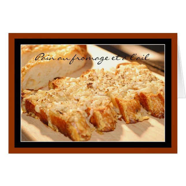 Pain au fromage et à l'ail (Devant horizontal)