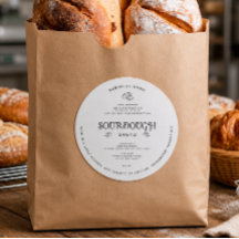 Pain au levain Étiquette de loi de cottage moderne