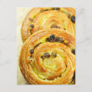 Pain au raisins briefkaart