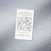 Pain boulangerie Baker Carte de visite magnétique (In Situ)