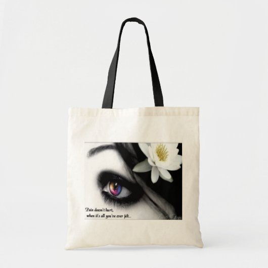 Pain Canvas Totebag Tote Bag (Voorkant)