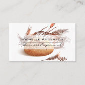 Pain | Carte de visite de table en bois (Devant)
