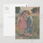 Pain de Betsy Ross annonçant la carte de Georgey (Devant / Derrière)