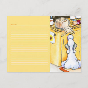 Pain De Carte De Recette Du Ciel Jaune