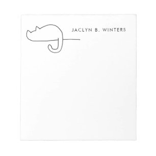 Pain de chat Bloc-notes personnalisé Amoureux de